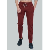 LEEBONEE - Maroon Polyester Men's Trackpants ( Pack of 1 ) - None