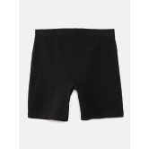 GIRLS INNERSHORTS, BLACK/GREY-10-12 Yrs