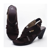 Dream Makers - Maroon Women''s Sandal Heels - None