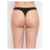 BASIICS By La Intimo Cotton Lycra Thongs - M