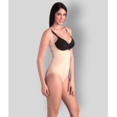 Swee - Beige Nylon Womens Shapewear ( Pack of 1 ) - 2XL