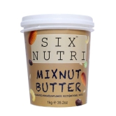 SIXNUTRI All Natural Stone Ground Keto Diet Vegan Mix Nut Butter (Almonds, Cashews, Sunflower Seeds and Medjoul Dates)-1 KG