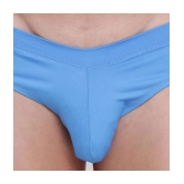 BASIICS By La Intimo - Blue BCSSS03 Polyester Mens Briefs ( Pack of 1 ) - None