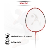 Hipkoo Sports High Quality Wide Body Aluminum Badminton Ruby Racket with Cover, Ideal for Beginner, Flexible, Lightweight & Sturdy (Multicolor, Set of 4)