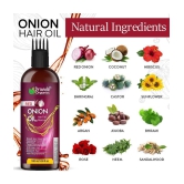 Dravida Organics Red Onion Oil for Controls Hair Fall and Hair Growth 100 mL Pack of 2