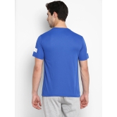 MENS POL SLV PT TEE-M / Blue