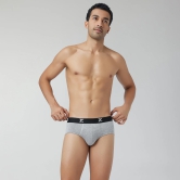 Ace Medley Modal Briefs Stone Grey XXL