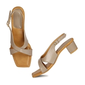 Commander Shoes Camel Womens Sandal Heels - None