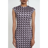 The Illusionist Midi Dress-Pitch Pink / XS