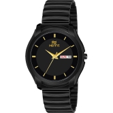 Hemt Black Metal Analog Mens Watch