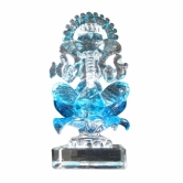 THE ALLCHEMY Glass Ganesha, Gifting Ganesha Statue (Blue)