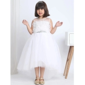 Toy Balloon Kids White Net Girls Frock ( Pack of 1 ) - None