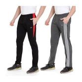 Zeffit - Multicolor Cotton Blend Mens Sports Trackpants ( Pack of 2 ) - M