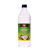 Woodified Natura Organic Wood Pressed Natural Coconut Oil Pure Cold Pressed Edibile Narial ka Tel (1 LTR)