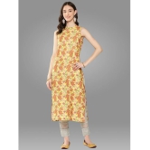 Janasya - Yellow Polyester Womens Straight Kurti ( Pack of 1 ) - None