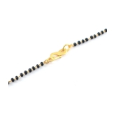 Jewar Mandi - Black Mangalsutra Set ( Pack of 1 ) - Black