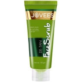 Jovees Detan Scrub with goodness of Aloe Vera to remove stubborn sun tan | 100gm | For All Skin Type