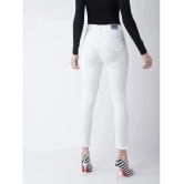 Miss Chase - White Denim Skinny Fit Womens Jeans ( Pack of 1 ) - None