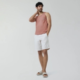 Renew Combed Cotton Tank Tops Pink Punch L