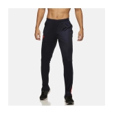 Omtex - Navy Cotton Blend Mens Trackpants ( Pack of 1 ) - None