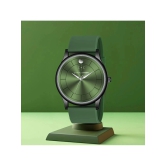 CHARLIEKEEN Green Silicon Analog Mens Watch