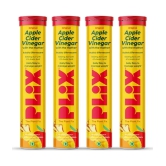 The Plant Fix Plix Apple Cider Vinegar 15 Effervescent Tablet with mother Mango (4 x 15 Tablets)