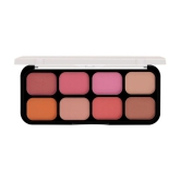 Beauty Berry Matte Eyeshadow & Blusher Palette 8 Highly Pigmented Shades for Eye Makeup (Shade - 02)