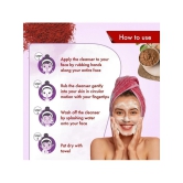 KURAIY Kesar Chandan Multani Mitti & Charcoal Skin Lightening &Tan Removal Face wash pack of 3