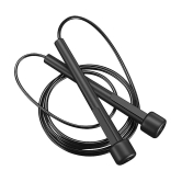 Black Skipping Rope ( Pack of 1 ) - Black