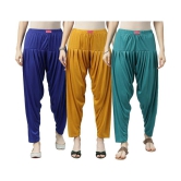 Jcss - Multicoloured Viscose Women's Patiala ( Pack of 3 ) - XL