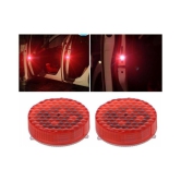 Kozdiko Waterproof 5 LED Wireless Car Door Warning Open Lights Indicator Decor Interior Flash Magnetic car led Lights for Anti Rear-End(RED) Free Batteries (2 Pair 4 pcs) For Toyota Innova