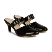 Ishransh - Black Women's Mules Heels - None