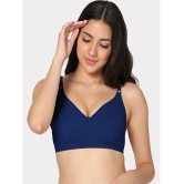 IN CARE LINGERIE - Blue Cotton Non Padded Women''s T-Shirt Bra ( Pack of 1 ) - None