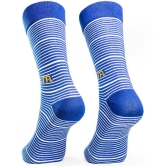 Man Arden Greece Edition Designer Socks, Casual, Office, Egyptian Premium Cotton Quality, 1 Pair - Blue