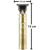 FeiHong VINTAGE T9 Plastic Gold Cordless Beard Trimmer With 45 minutes Runtime