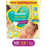 Pampers New Baby Upto 5Kg, 24 Pcs