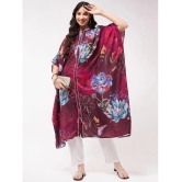 Pannkh - Wine Polyester Womens Kaftan Kurti ( Pack of 1 ) - None