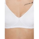 ILRASO - White Cotton Non Padded Women's T-Shirt Bra ( Pack of 1 ) - None