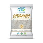 Natureland Organics Basmati Rice Premium Pusa1, 1 Kg Each - Pack of 2