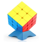 TiniToes 3x3x3 Matt Finish Smooth Stickerless Magic cube