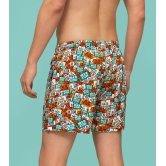 Remix Cotton Boxers Plate Orange S