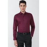 Men Purple Regular Fit Formal Full Sleeves Formal Shirt