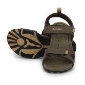 Aqualite - Brown Mens Floater Sandals - None