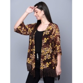 GALWIZ Georgette Womens Shrugs - Brown ( ) - None