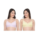 KYODO Cotton Everyday Bra - Multi Color Pack of 2 - 30B