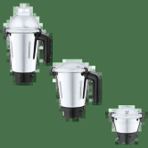 Croma 1000 Watt 4 Jars Mixer Grinder (20000 RPM, Black and Silver)