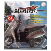 thriftkart -  Bestiva Grey Colour scooty Toy - Pull Back Action- Rear Wheel Suspension Moves - Seat Opens - Pull Back Action That can Change to Free Wheel - Assorted