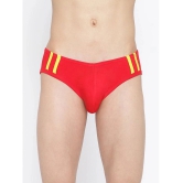 La Intimo Cotton Mens Bikini ( Red ) - None