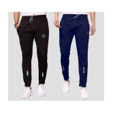 Anand Multicolor Lycra Mens Joggers ( Pack of 2 ) - None