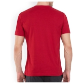 SKYRISE Cotton Red Solids T-Shirt - None